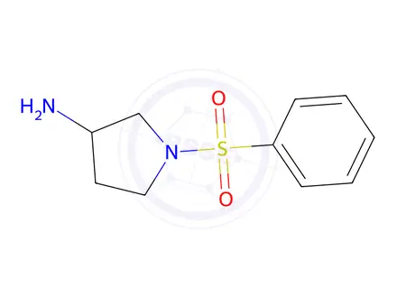 Chemical structure of 1-(Phenylsulfonyl)pyrrolidin-3-amine