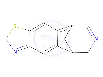 Chemical structure of 5,9-Methano-2H-thiazolo[4,5-h][3]benzazepine(9CI)