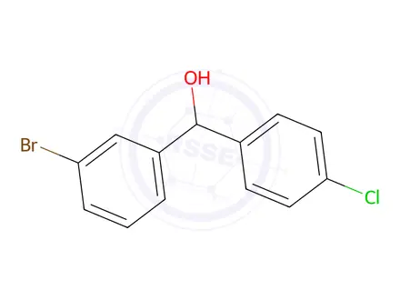 Chemical structure of (3-Bromophenyl)(4-chlorophenyl)methanol