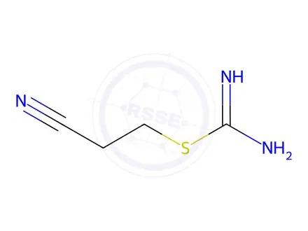 Chemical structure of 2-Cyanoethyl Carbamimidothioate