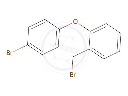 Chemical structure of 1-(Bromomethyl)-2-(4-bromophenoxy)benzene