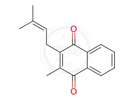 Chemical structure of Vitamin K2(5)