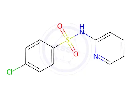 Chemical structure of 4-Chloro-N-(pyridin-2-yl)benzenesulfonamide