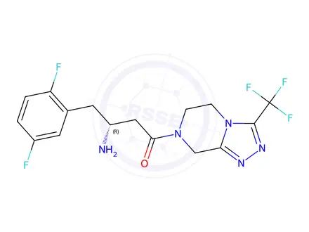 Chemical structure of Sitagliptin EP Impurity B