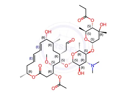 Chemical structure of Josamycin Impurity 18 (Josamycin EP Impurity K)