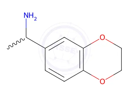 Chemical structure of 1-(2,3-Dihydro-1,4-benzodioxin-6-yl)ethanamine