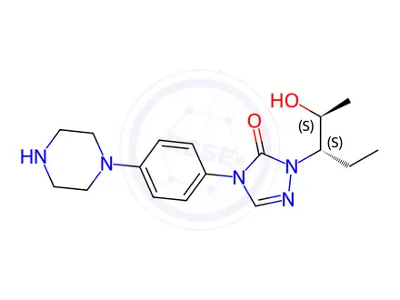 Chemical structure of Posaconazole Impurity 492