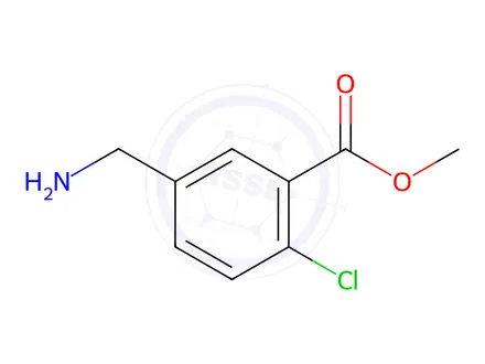 Chemical structure of Methyl 5-(aminomethyl)-2-chlorobenzoate