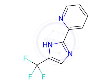 Chemical structure of 2-(2-Pyridyl)-4-trifluoromethylimidazole