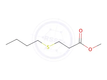 Chemical structure of 3-(Butylthio)propanoic acid methyl ester