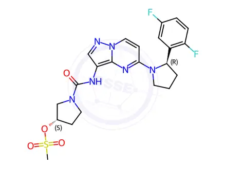 Chemical structure of Larotrectinib Impurity 17