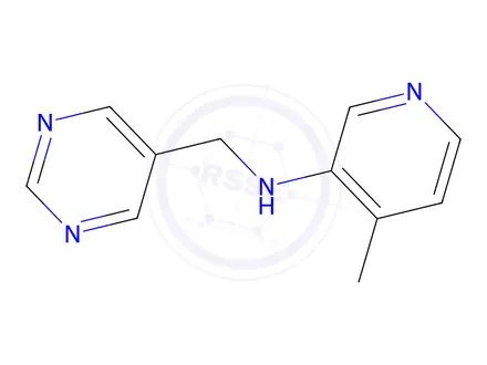 Chemical structure of 4-Methyl-N-(pyrimidin-5-ylmethyl)pyridin-3-amine