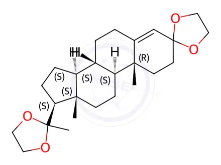 Chemical structure of Progesterone Impurity 170