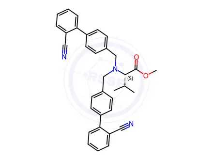 Chemical structure of Valsartan Impurity 45