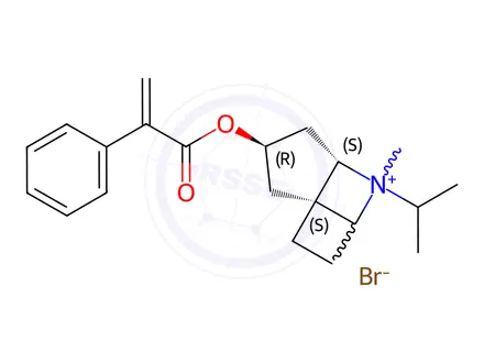 Chemical structure of Ipratropium Bromide EP Impurity F (Mixture of Diastereomers)