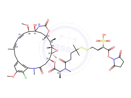 Chemical structure of sulfo-SPDB-DM4