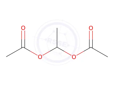 Chemical structure of Ethane-1,1-diyl diacetate
