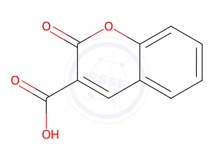Chemical structure of Coumarin-3-carboxylic Acid