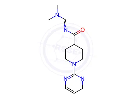 Chemical structure of N-[(1Z)-(Dimethylamino)methylidene]-1-(pyrimidin-2-yl)piperidine-4-carboxamide