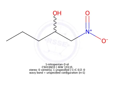 Chemical structure of 1-nitropentan-2-ol