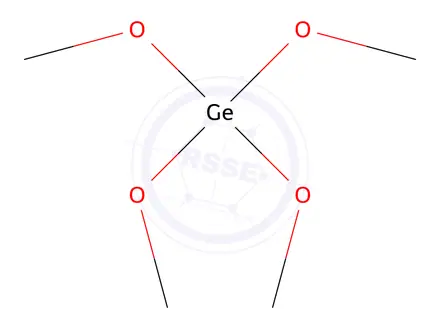 Chemical structure of Germanium(IV) methoxide