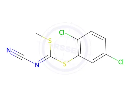 Chemical structure of (2,5-DICHLOROPHENYL) METHYLCYANOCARBONIMIDODITHIOATE