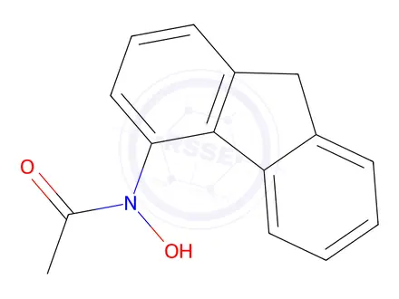Chemical structure of N-(9H-Fluoren-4-yl)-N-hydroxyacetamide