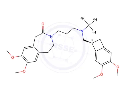 Chemical structure of Ivabradine-d3