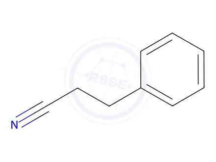 Chemical structure of 3-Phenylpropionitrile