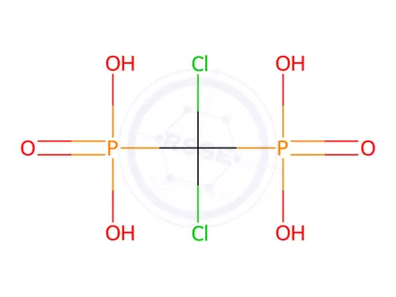 Chemical structure of Clodronate