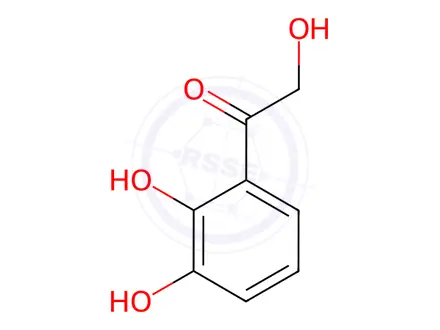 Chemical structure of Ethanone, 1-(2,3-dihydroxyphenyl)-2-hydroxy-