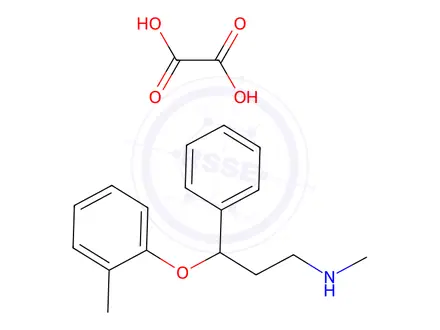 Chemical structure of N-Methyl-3-phenyl-3-(o-tolyloxy)propan-1-amine Oxalate