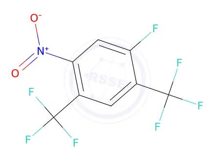 Chemical structure of 1-Fluoro-5-nitro-2,4-bis(trifluoromethyl)benzene