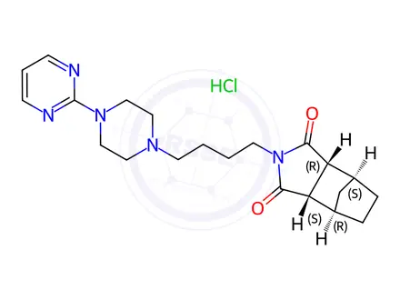 Chemical structure of Tandospirone Hydrochloride