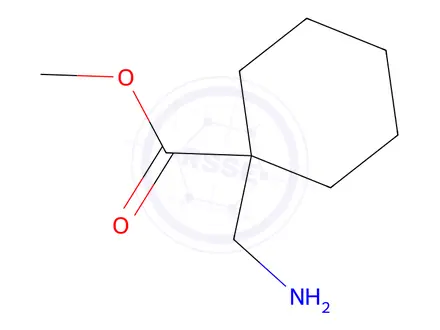 Chemical structure of Methyl 1-Aminomethyl-cyclohexanecarboxylate Hydrochloride