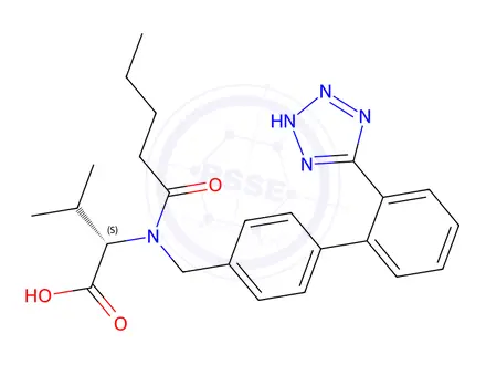 Chemical structure of Valsartan