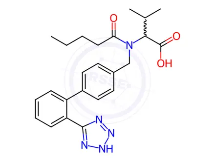 Chemical structure of Valsartan Racemic Mixture
