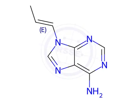 Chemical structure of 9-Propenyladenine