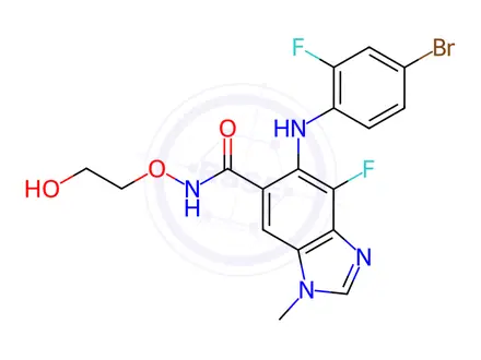 Chemical structure of Binimetinib