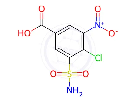 Chemical structure of Bumetanide Impurity 6