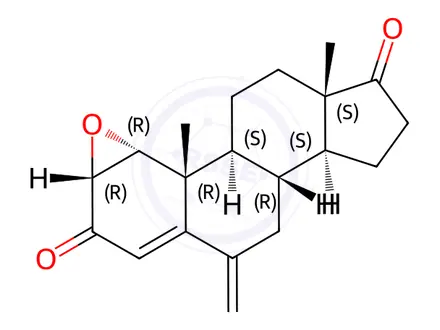 Chemical structure of 1,2-α-Epoxy Exemestane