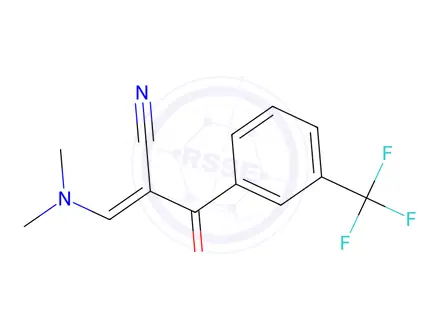 Chemical structure of 3-(Dimethylamino)-2-(3-(trifluoromethyl)benzoyl)acrylonitrile