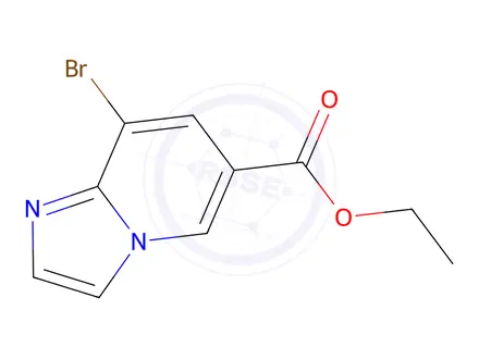 Chemical structure of Ethyl 8-Bromoimidazo[1,2-A]Pyridine-6-Carboxylate