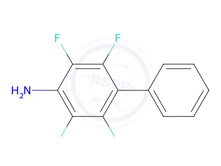 Chemical structure of 2,3,5,6-Tetrafluoro-[1,1'-biphenyl]-4-amine
