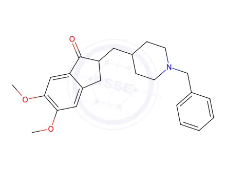 Chemical structure of Donepezil