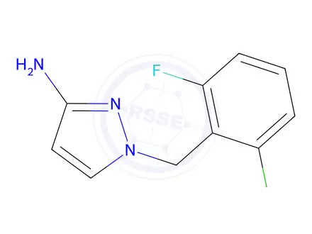 Chemical structure of 1-[(2-chloro-6-fluorophenyl)methyl]-1h-pyrazol-3-amine