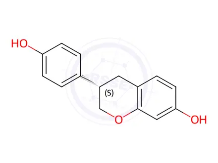 Chemical structure of Equol