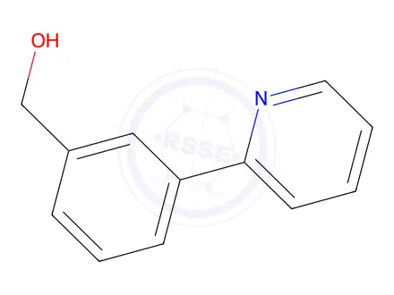 Chemical structure of (3-(Pyridin-2-yl)phenyl)methanol