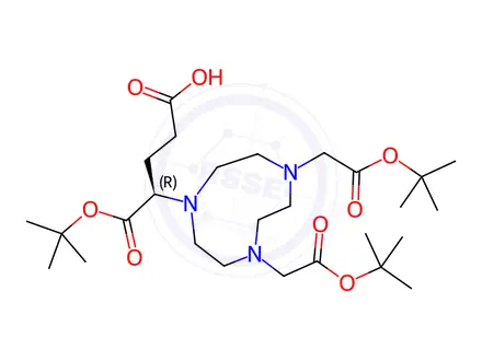 Chemical structure of (R)-NODAGA-tris(t-Bu ester)