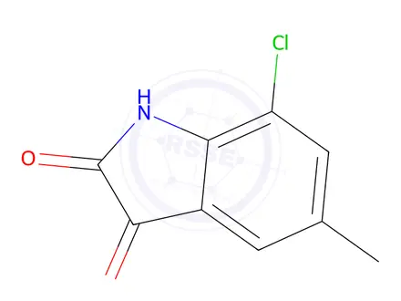 Chemical structure of 7-chloro-5-methyl-2,3-dihydro-1H-indole-2,3-dione